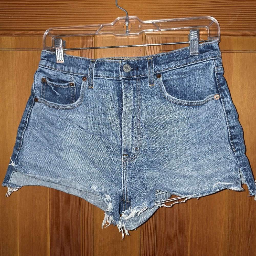 Abercrombie High Rise Mom Shorts Size 4-27